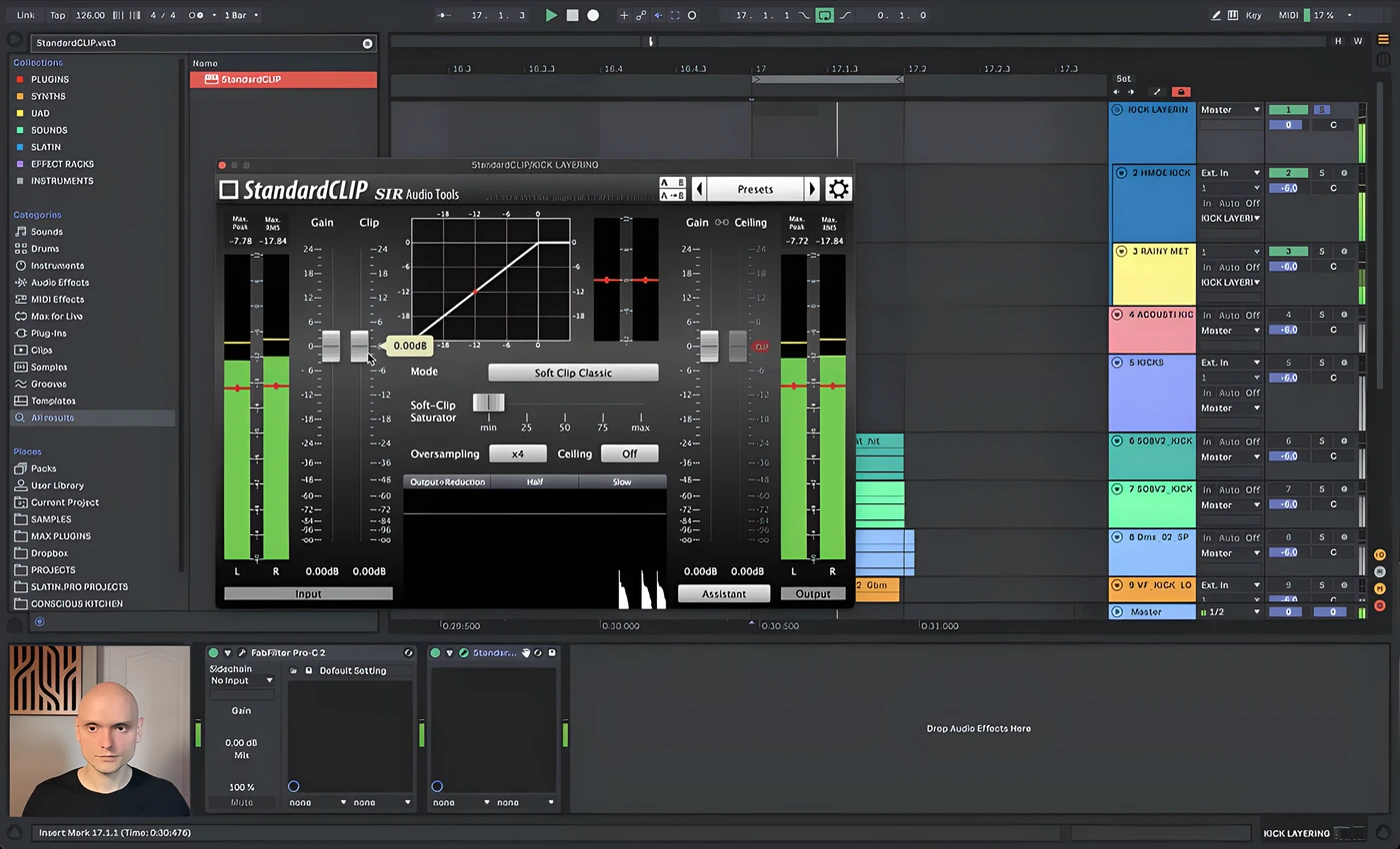 StandardCLIP plugin interface for loudness